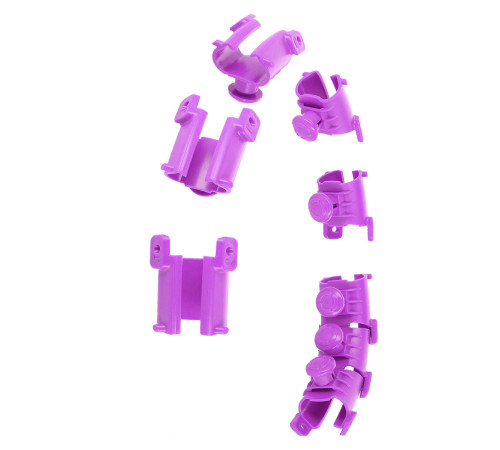 Хула-хуп масажний HMS HHM12 з навантаженням та поясом для схуднення BR163 Plus Size, фіолетовий