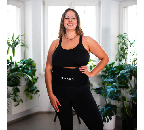 Хула-хуп масажний HMS HHM12 з навантаженням та поясом для схуднення BR163 Plus Size, фіолетовий