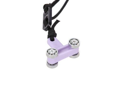 Хула-хуп масажний One Fitness OHA02 з навантаженням, фіолетовий