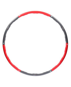 Масажний обруч Хула Хуп HHP002 HULA HOP 1,2KG 100CM HMS - червоно-сірий