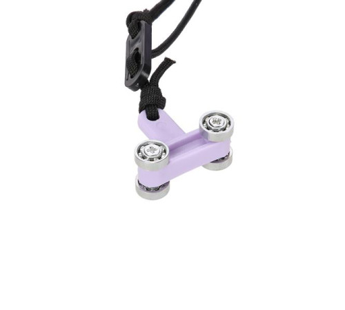 Хула-хуп масажний One Fitness OHA02 з навантаженням та поясом для схуднення BR160, фіолетовий