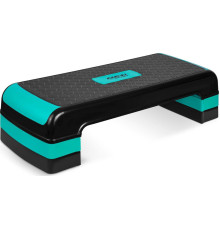 Степ-платформа Neo-Sport Step NS-402 - чорно-бірюзова