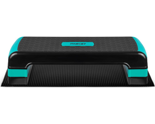 Степ-платформа Neo-Sport Step NS-402 - чорно-бірюзова