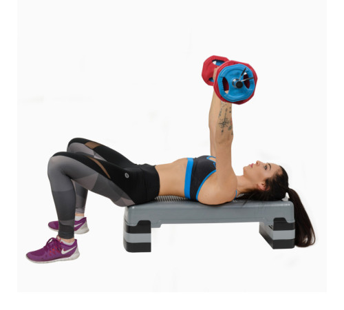 Степ-платформа HMS AS005 AEROBIC STEP, сіро-чорна