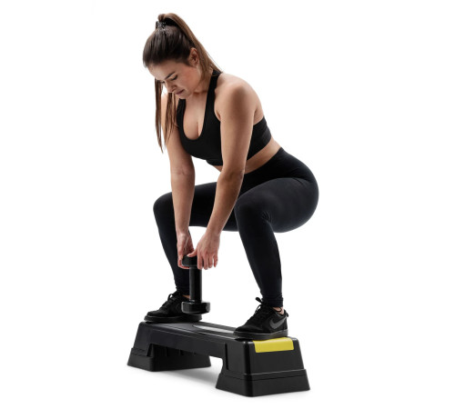 Степ платформа Hop-Sport HS-PP020AS чорно-жовта Степ платформа Hop-Sport HS-PP020AS чорно-жовта