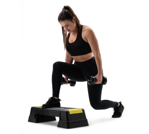 Степ платформа Hop-Sport HS-PP020AS чорно-жовта Степ платформа Hop-Sport HS-PP020AS чорно-жовта