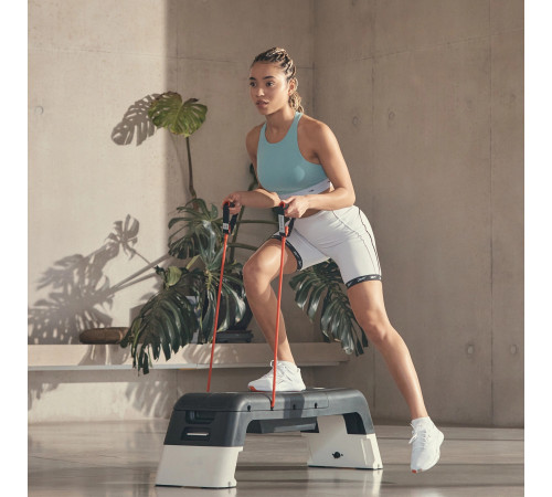 Степ-платформа з функцією лави Reebok Deck, чорно-біла