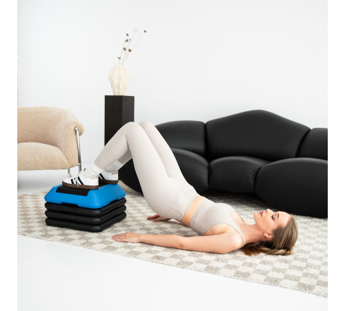 Степ-платформа HMS AS001 MINI, чорно-синя