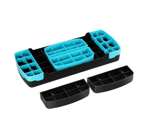 Степ-платформа HMS AS002, чорно-блакитна