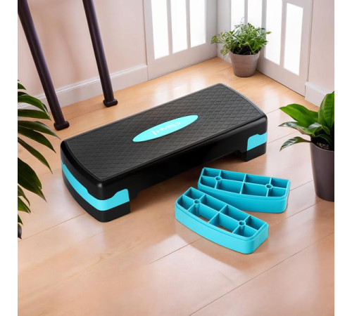 Степ-платформа HMS AS002, чорно-блакитна