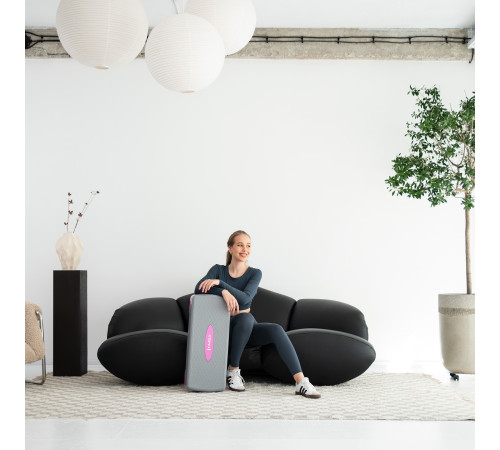 Степ-платформа HMS AS003, сіро-рожева