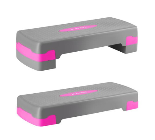 Степ-платформа HMS AS003, сіро-рожева