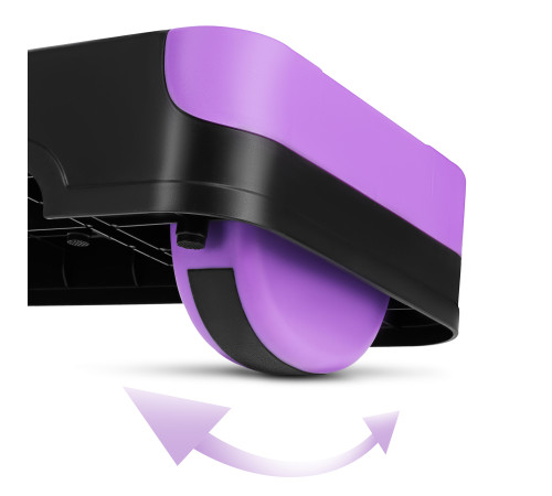 Степ-платформа з балансуванням HMS AS008L чорно-фіолетова