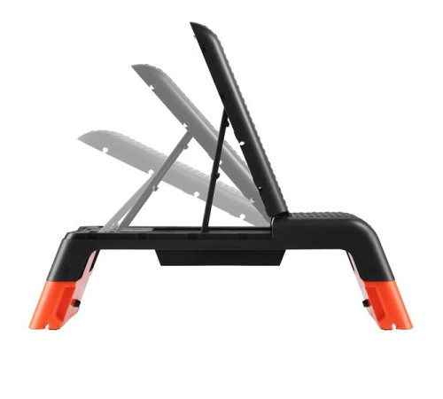 Степ-платформа з функцією лави HMS AS009 PRO, чорно-помаранчева