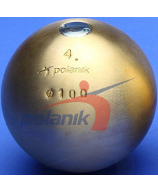 М'яч латунний змагальний Polanik 4 кг, діам. 100 мм; IAAF I-00-0198<br>