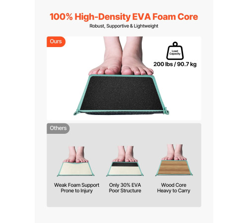 Дитяча гімнастична балка VEVOR SWS8EVAPU 2,35, м'ятно-зелений