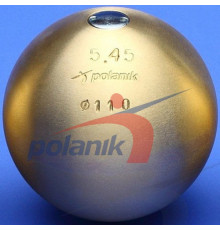 Куля латунна Polanik 5,45 кг, діам. 110 мм