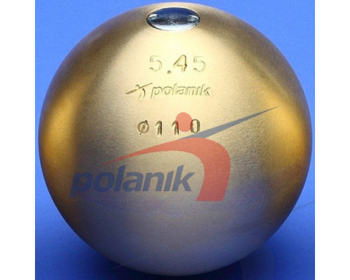 Куля латунна Polanik 5,45 кг, діам. 110 мм<br>