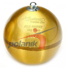 Молот латунний змагальний 4 кг, Polanik Premium Line Gold Hammer, IAAF I-10-0464