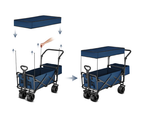 Візок розкладний NILS CAMP NC2605 120 л