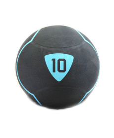 Медбол SOLID MEDICINE BALL 10кг, чорно-бірюзовий