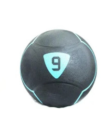 Медбол SOLID MEDICINE BALL 9кг, чорно-бірюзовий