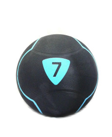 Медбол SOLID MEDICINE BALL 7кг, чорно-бірюзовий