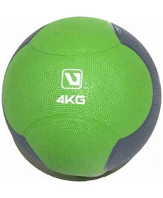 Медбол LiveUp MEDICINE BALL 4кг-216 мм, зелено-сірий