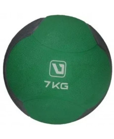 Медбол MEDICINE BALL 7кг-286 мм, зелено-сірий