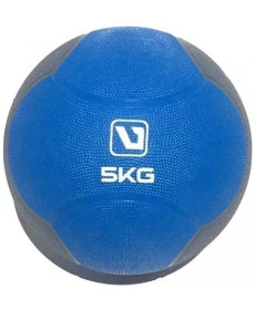 Медбол MEDICINE BALL 5кг -241 мм, синьо-сірий