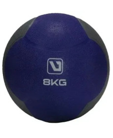 Медбол MEDICINE BALL 8кг-286 мм, фіолетово-чорний