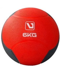 Медбол MEDICINE BALL 6кг-241 мм, червоно-чорний