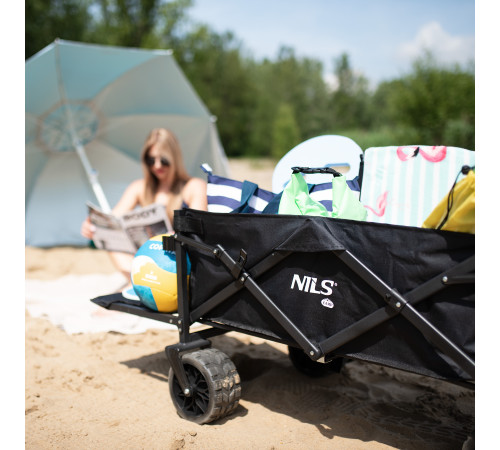 Розкладний візок NILS CAMP NC1608 чорний
