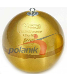 Змагальний молот латунний 7,26 кг Polanik Premium Line Ziolkowski Hammer GOLD, IAAF I-10-0467<br>