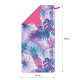 Рушник з мікрофібри 160х80 см NILS NCR14 PINEAPPLE