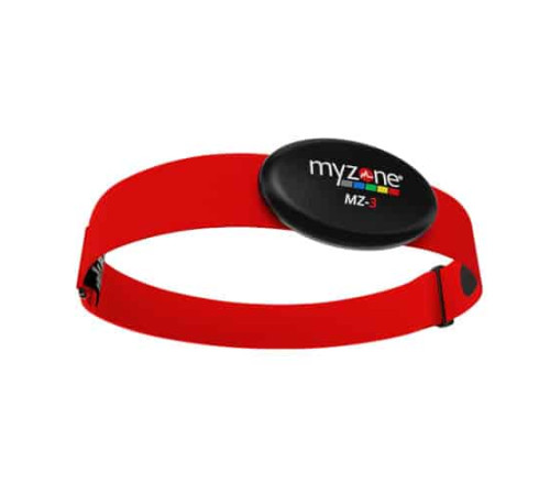 Пояс для вимірювання серцевого ритму Myzone MZ-3, чорно-червоний