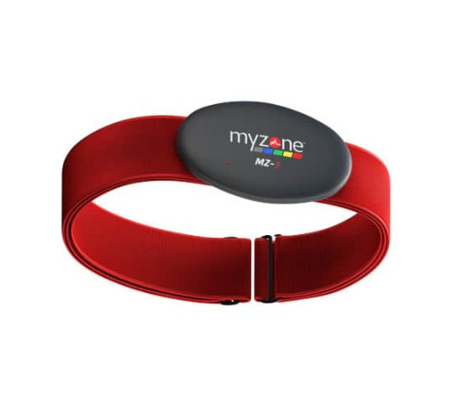 Пояс для вимірювання серцевого ритму Myzone MZ-3, чорно-червоний
