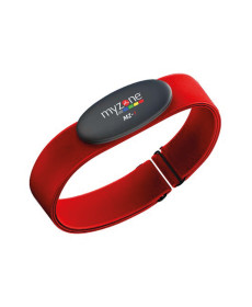 годинник для вимірювання серцевого ритму  Myzone MZ-1-M, чорно-червоний