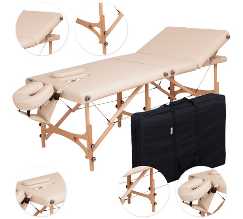 Масажний стіл Reflex Ultra Pro 80 бежевий