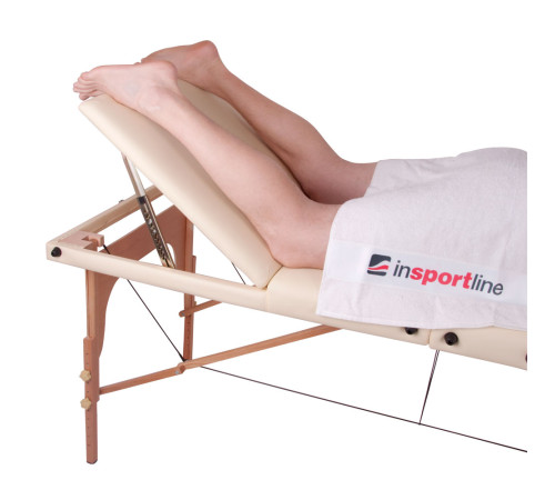 Масажний стіл inSPORTline Japane 3-Piece Wooden - чорний