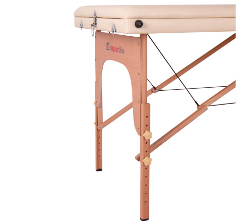 Масажний стіл inSPORTline Japane 3-Piece Wooden - чорний