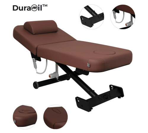Масажний стіл ZEN Lift Comfort HOT!Zone коричневий