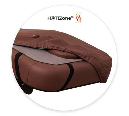 Масажний стіл ZEN Lift Core HOT!Zone коричневий