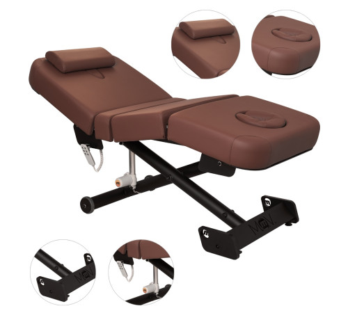 Масажний стіл ZEN Lift Pro коричневий