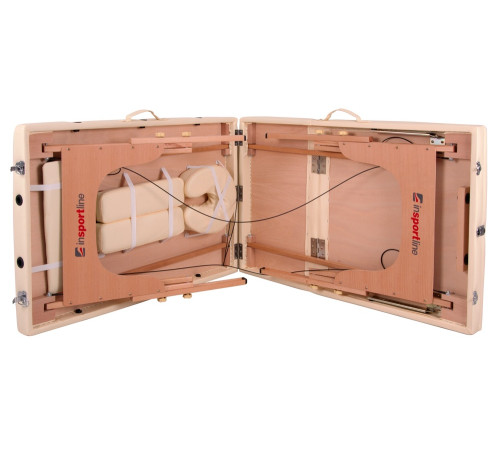 Масажний стіл inSPORTline Japane 3-Piece Wooden - золотистий