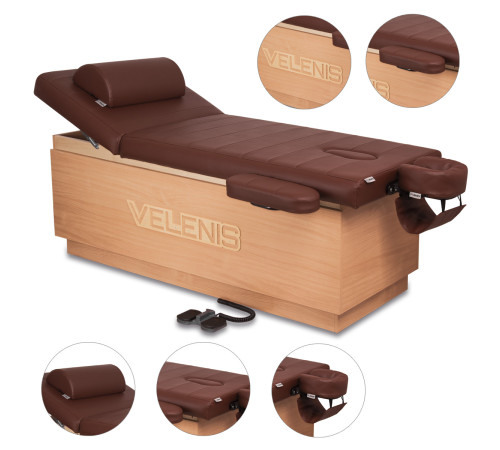 Масажний стіл Velenis P коричневий