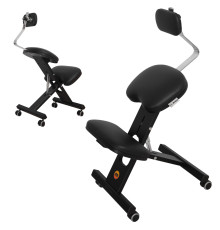 Масажний стілець ERGO LUX Plus чорний
