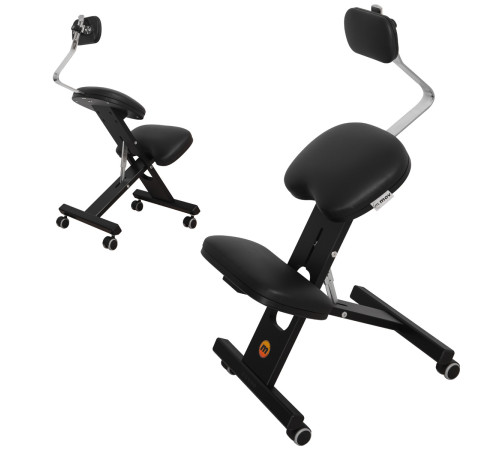 Масажний стілець ERGO LUX Plus чорний
