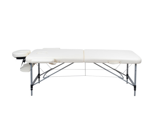 Масажний стіл inSPORTline Morrani 2-Section Aluminum, чорний