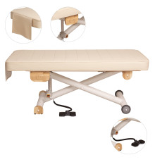 Масажне ліжко Zen Lift AQUA Head Spa Bed бежеве